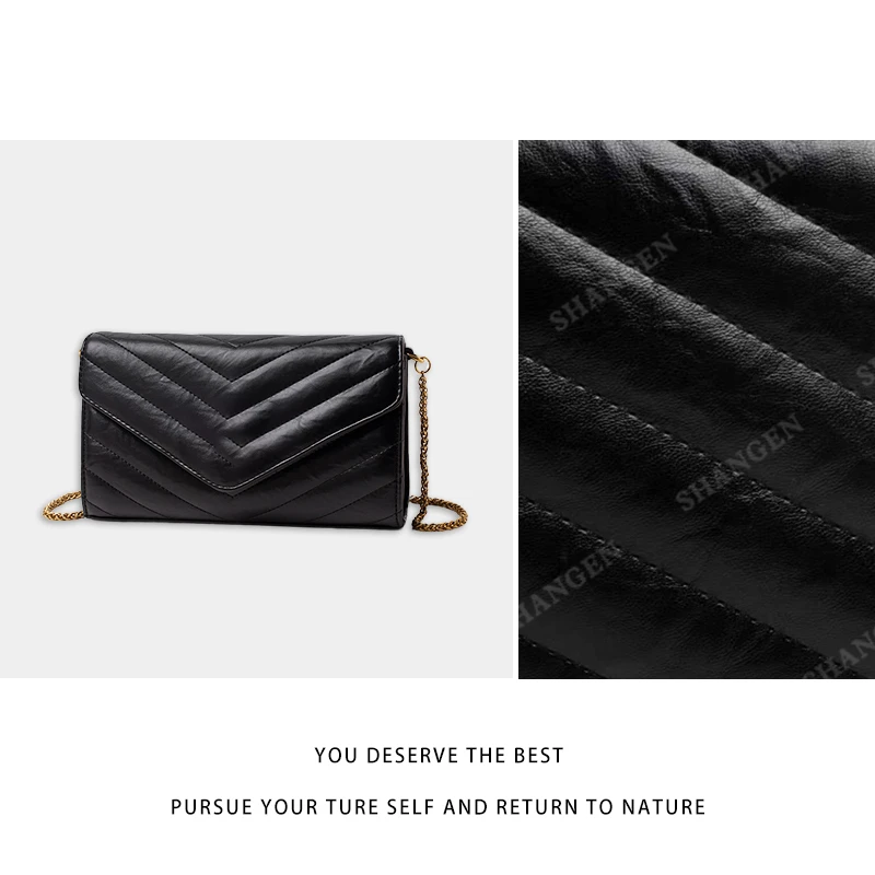 【尚恩CC】QYX-98098-黑色-轻奢时尚百搭新款女包