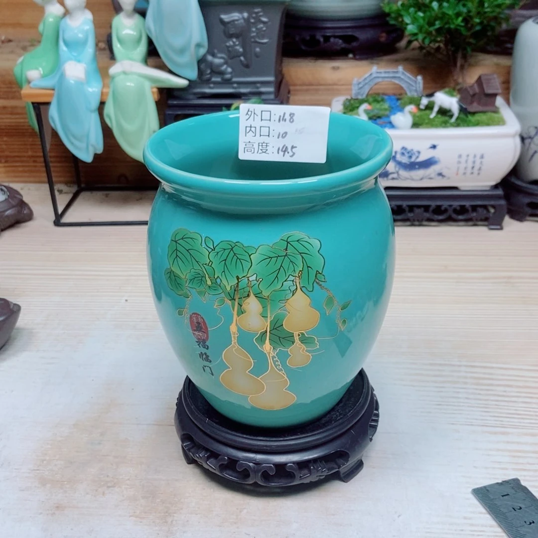 瓷片陶瓷花盆陶瓷艺术