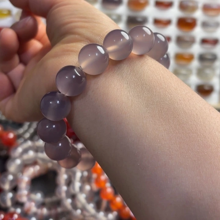 玛瑙/玉髓未镶嵌手链
