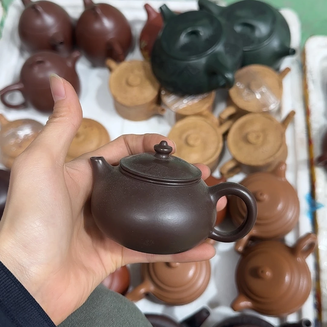 质***茶壶紫砂民间手艺人全手工制作