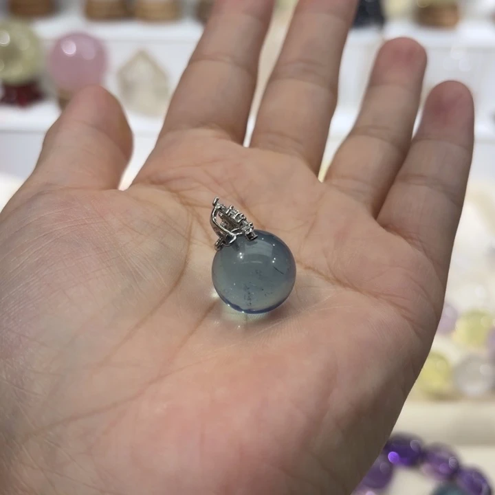 未镶嵌手链水晶纹****今吊坠