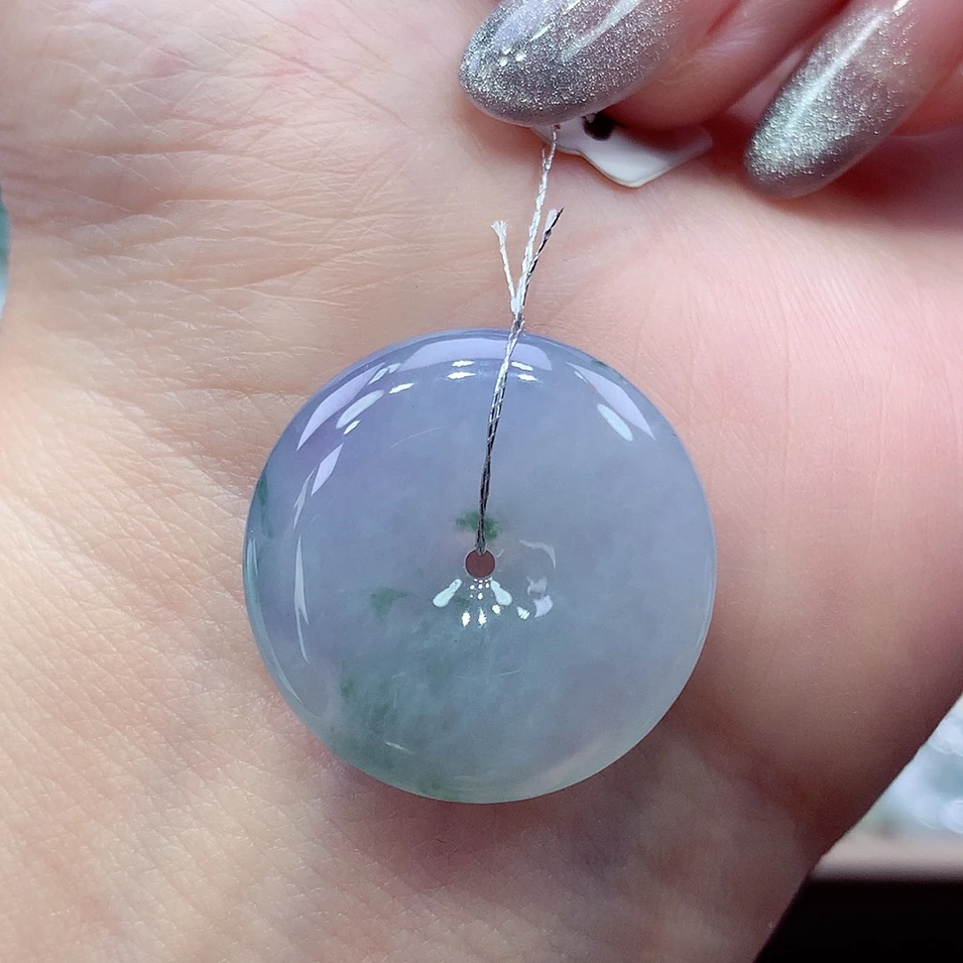 翡翠未镶嵌颈饰编号15。22*5mm