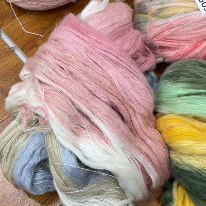 粉色渐变毛线马海506号