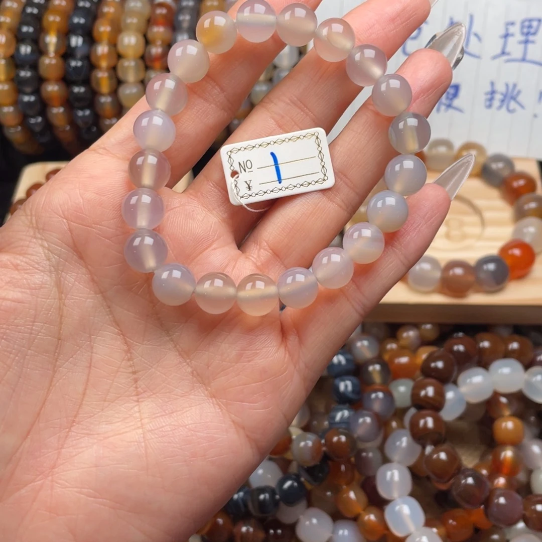 玛瑙/玉髓未镶嵌手链