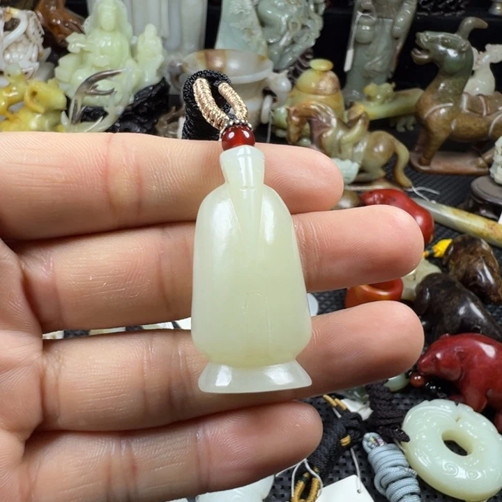 和田玉未镶嵌挂件用****8