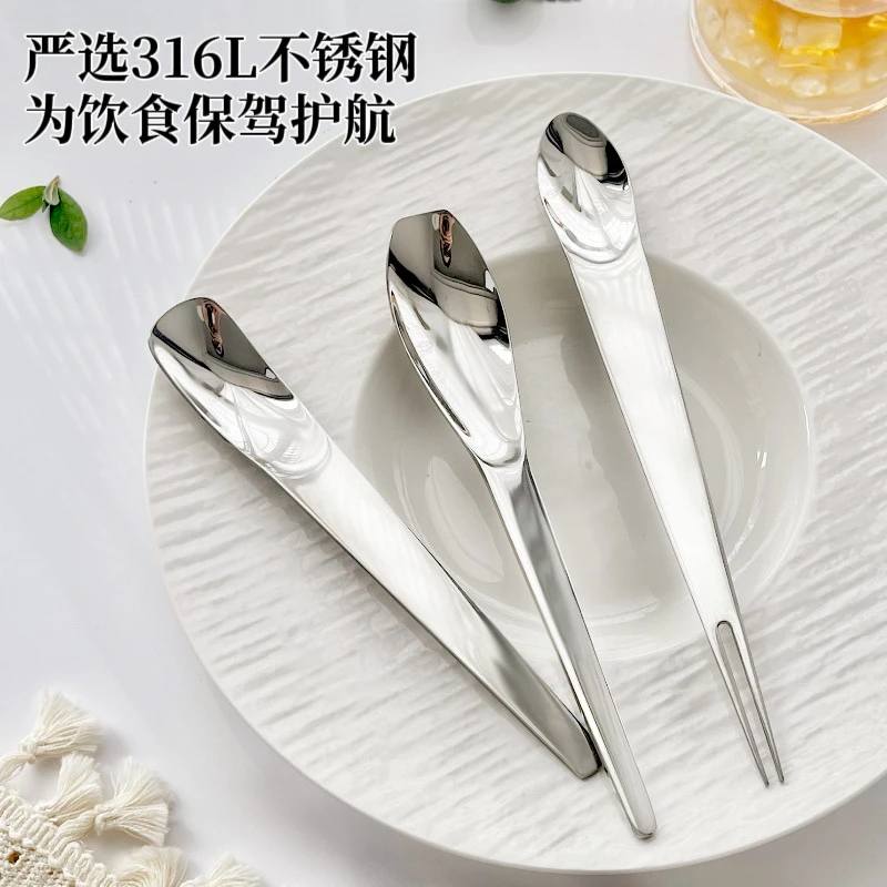 【源头工厂】1810不锈钢创意个性吃饭勺加厚主餐西餐勺干饭勺甜品勺