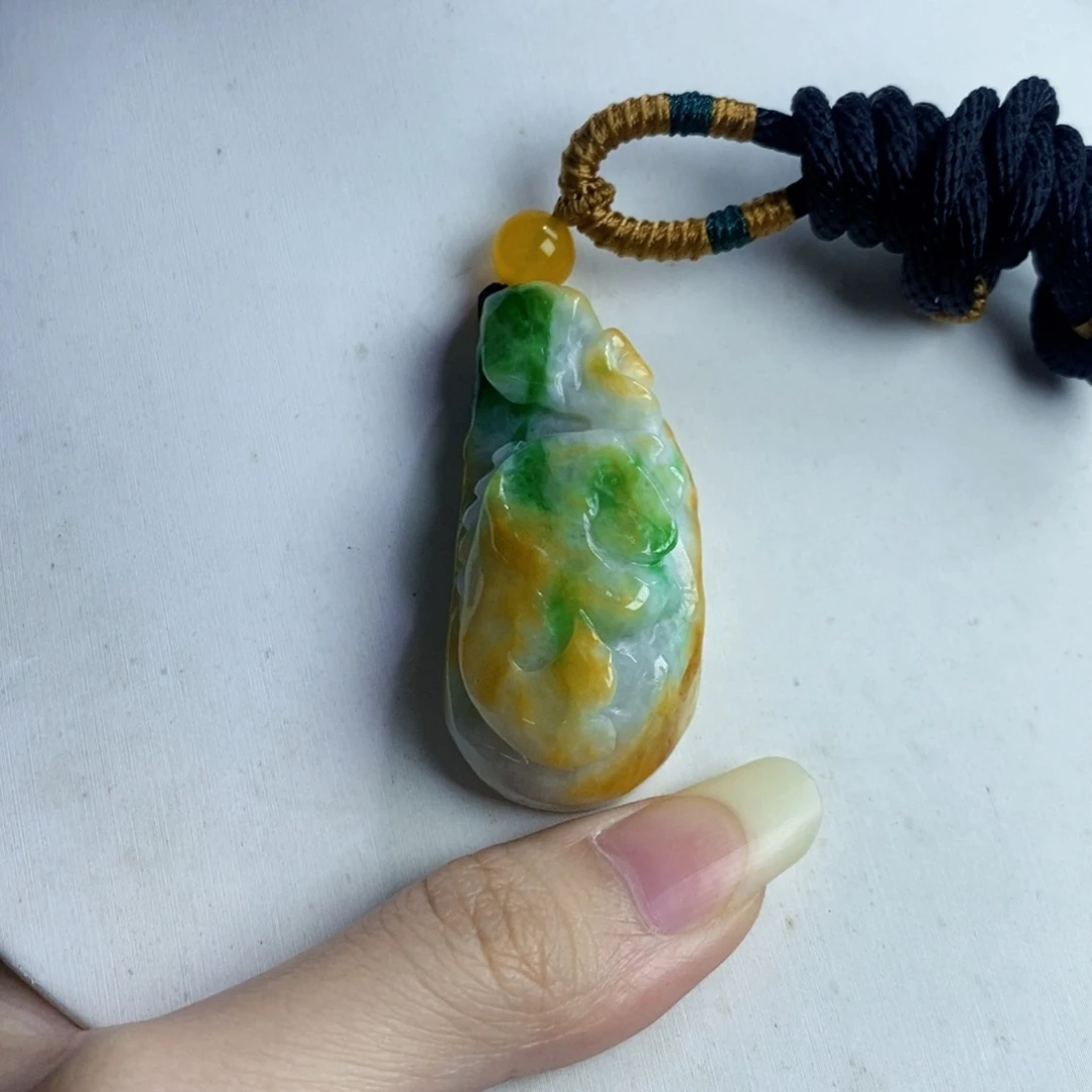 未镶嵌挂件翡翠鱼