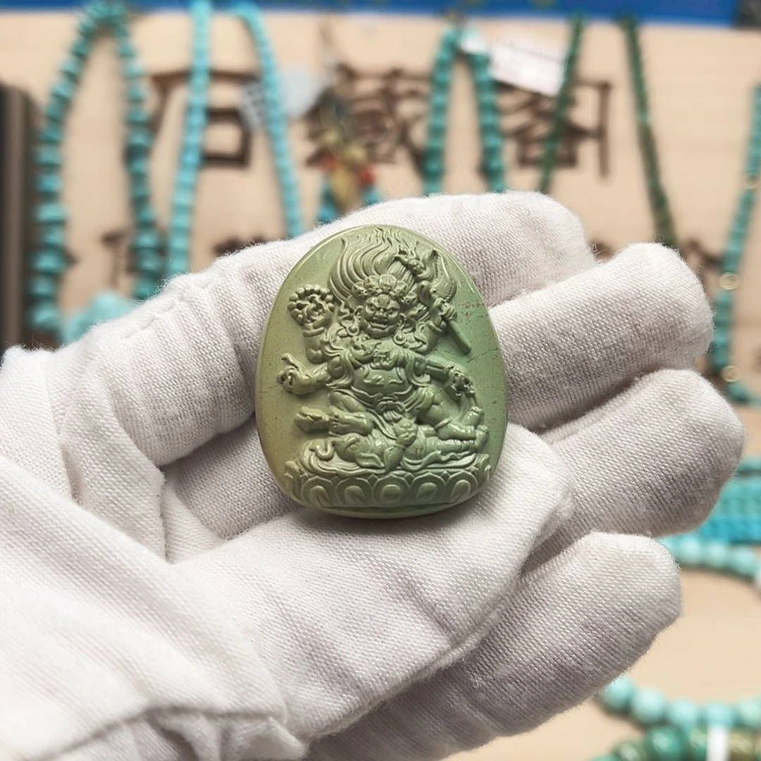 绿松石雕刻未镶嵌