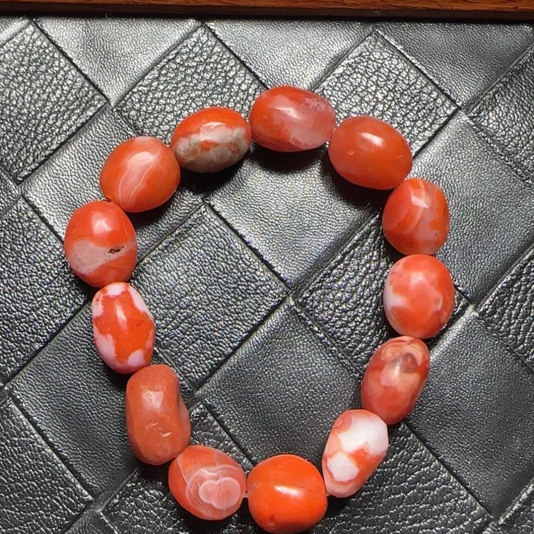 南红玛瑙未镶嵌冷水河随型12-15mm