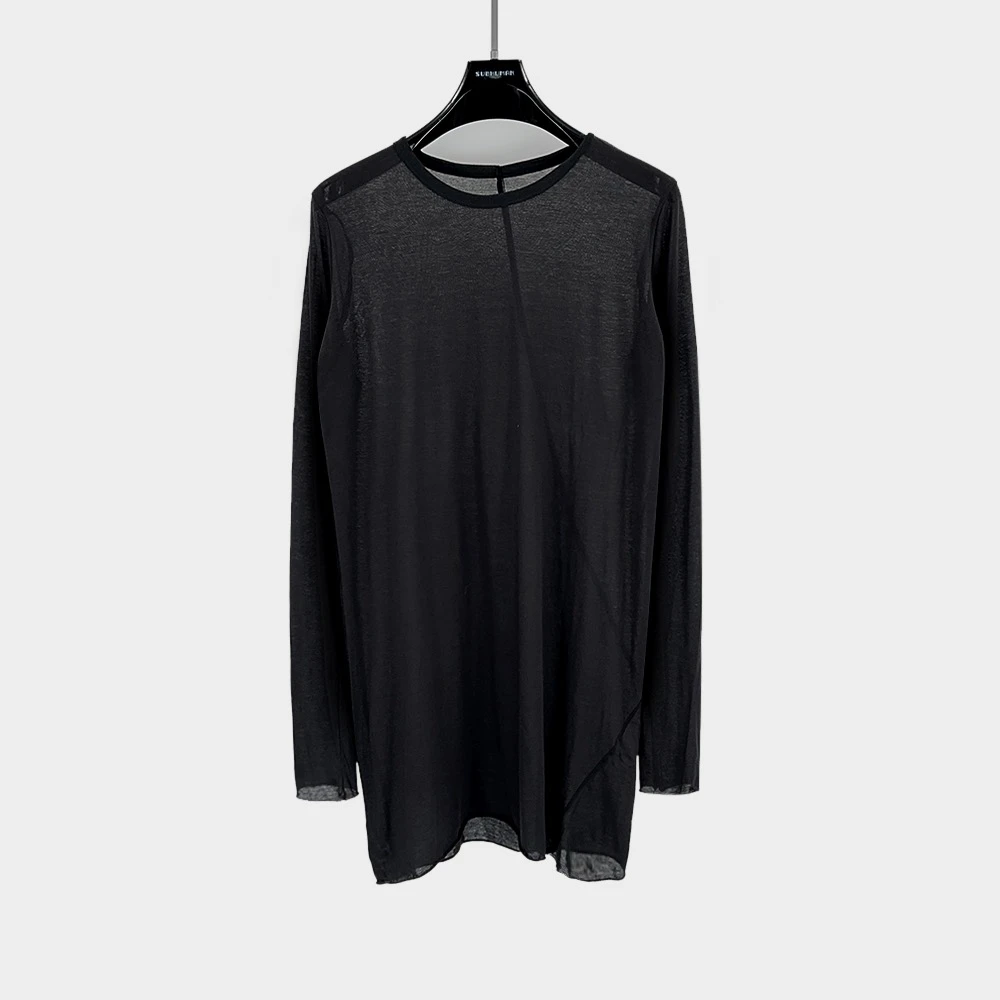 17HAL【暗黑先锋】RO秋冬超薄80克纯棉薄打底圆领长袖t恤 2095