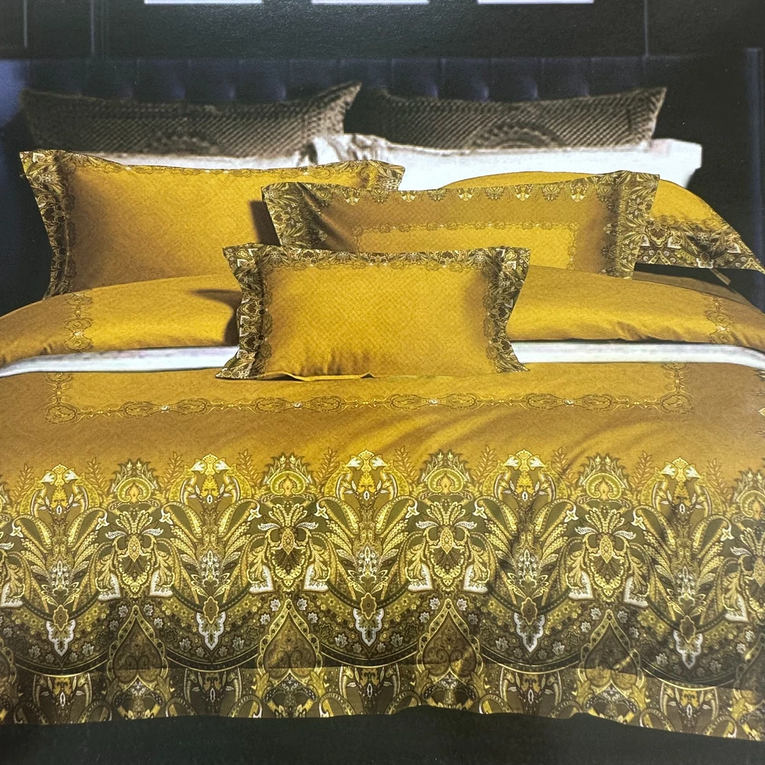 【新疆包邮】高档欧式复古美拉德系被套床单四件套圆角床上用品轻奢