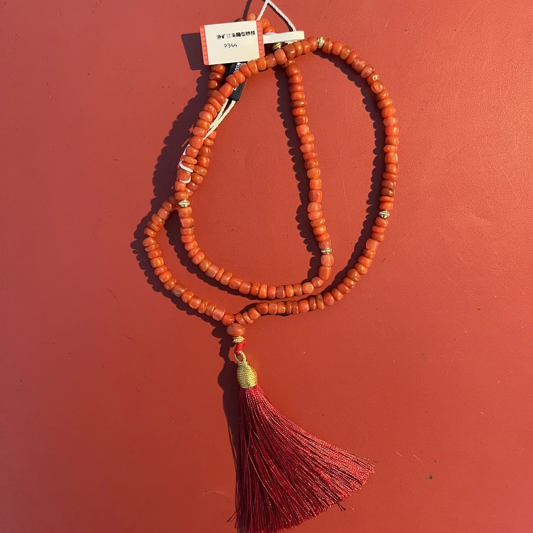 民国 原矿甘南随型脖挂 9344