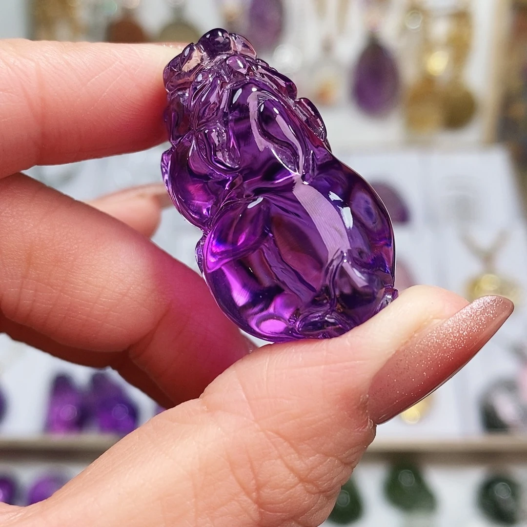 未镶嵌水晶吊坠(赠链)