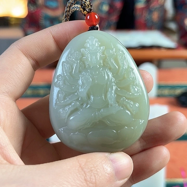 和田玉颈饰未镶嵌