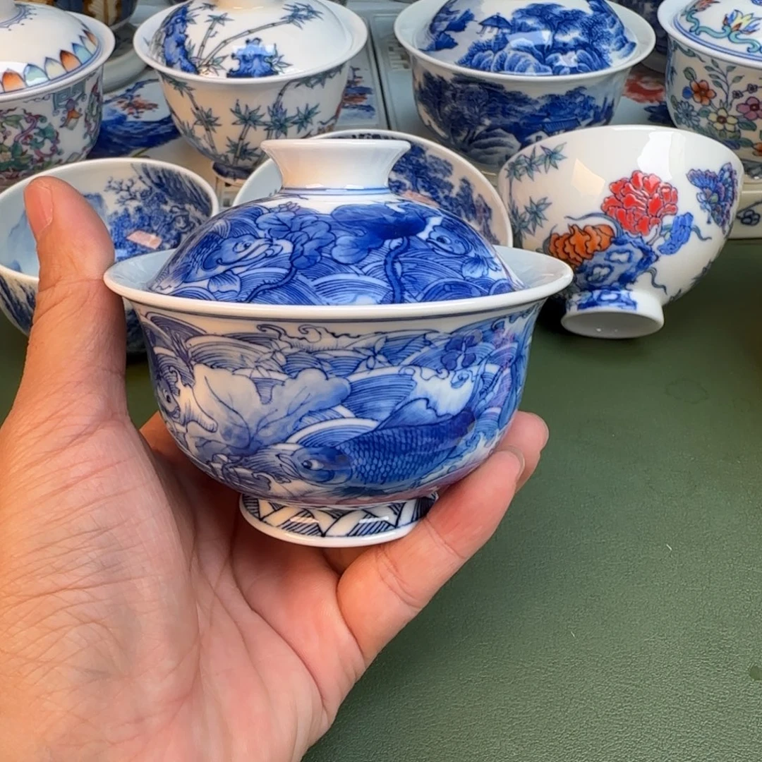 陶纯手工纯手绘茶具337