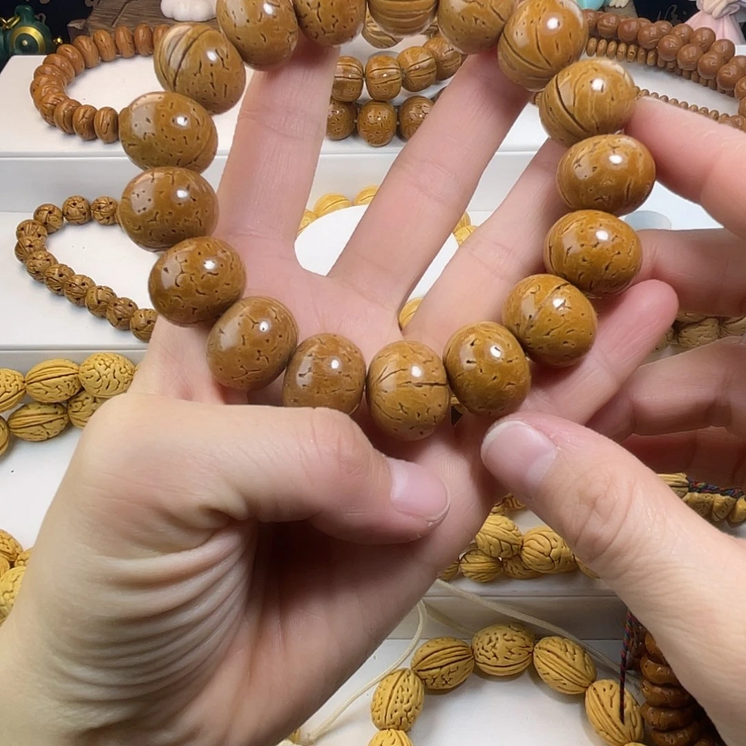 东北脑纹桃核苹果圆