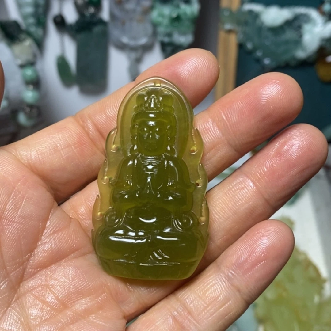 【闪购商品】翡翠吊坠(赠链)未镶嵌