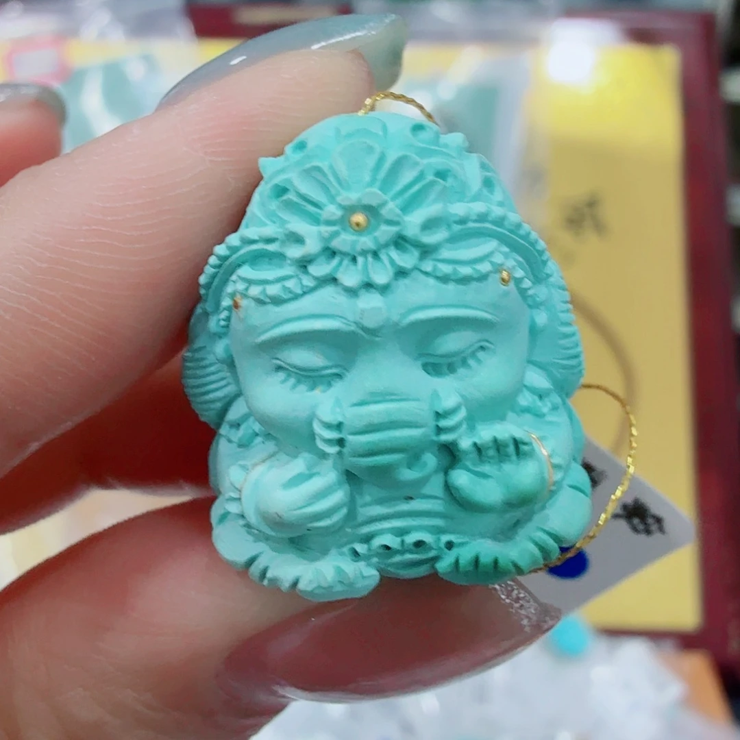 未镶嵌绿松石珠宝奇石