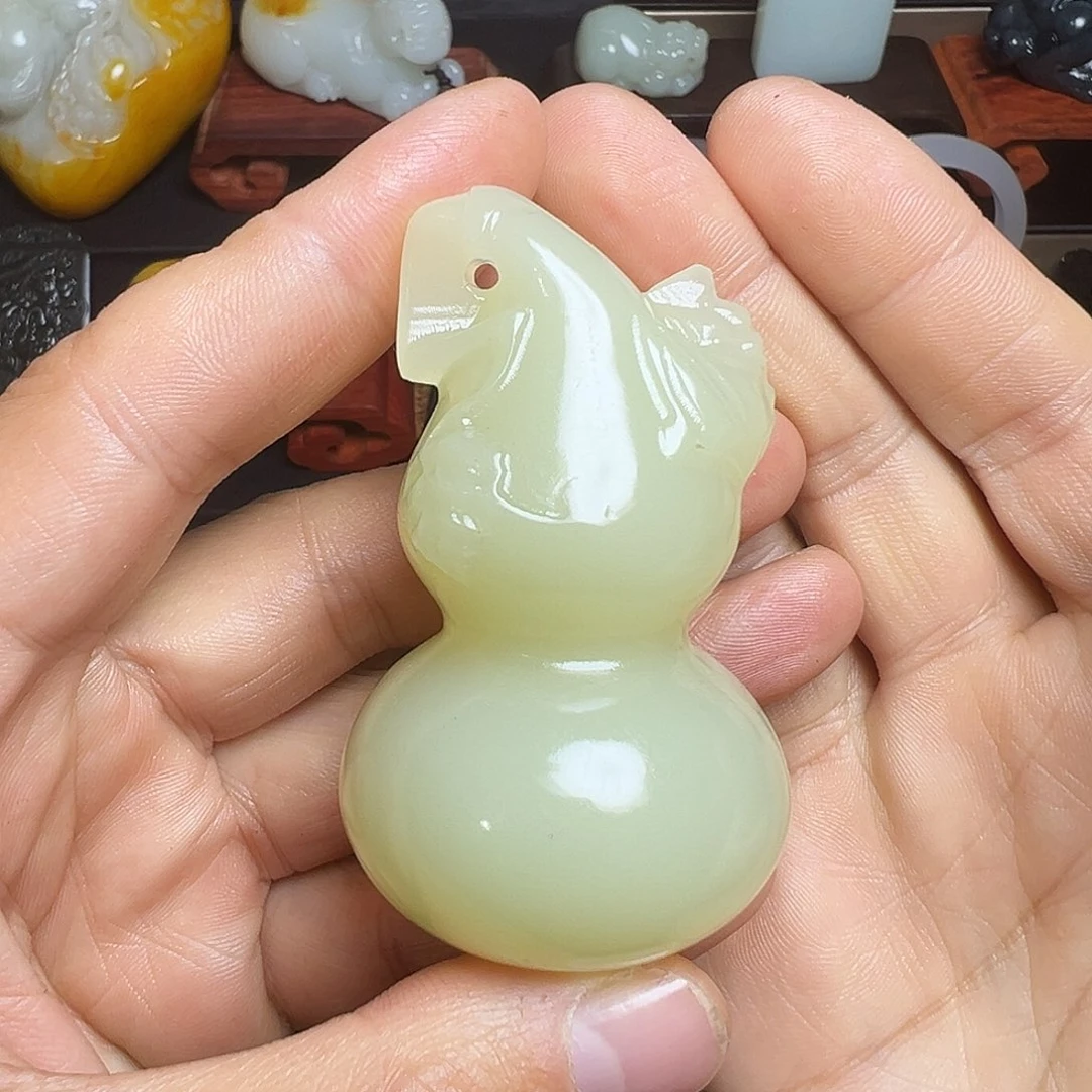 软玉未镶嵌把件新疆天然料子精品
