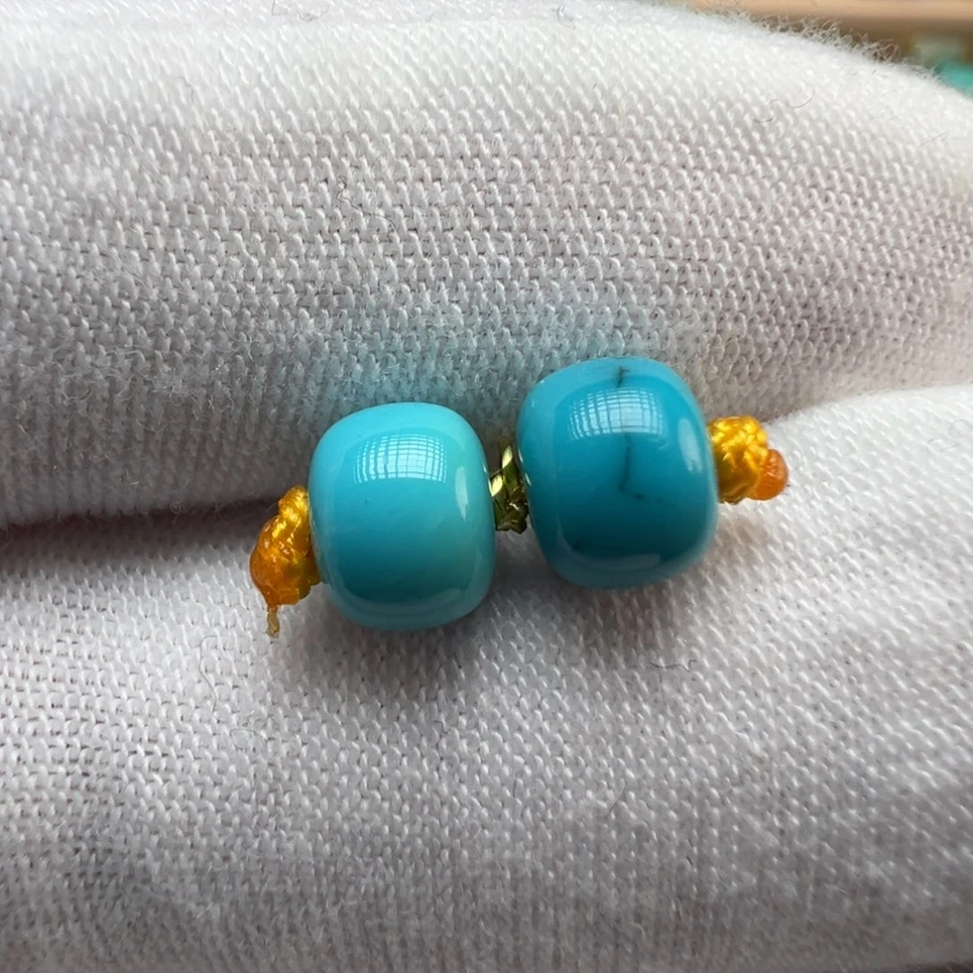 绿松石未镶嵌配饰6.4*5