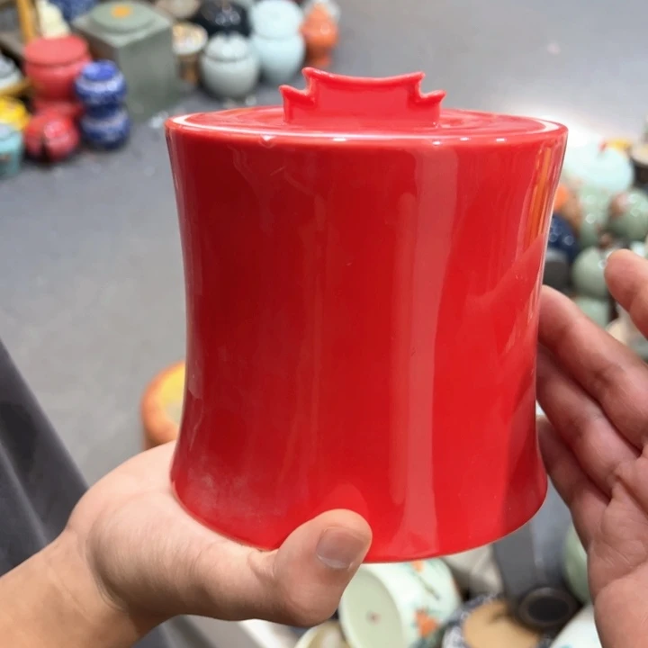 瑕疵福利品陶瓷茶叶罐不影响使用介意勿拍