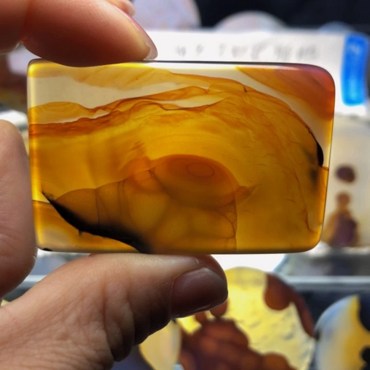 合金玛瑙/玉髓珠宝奇石36