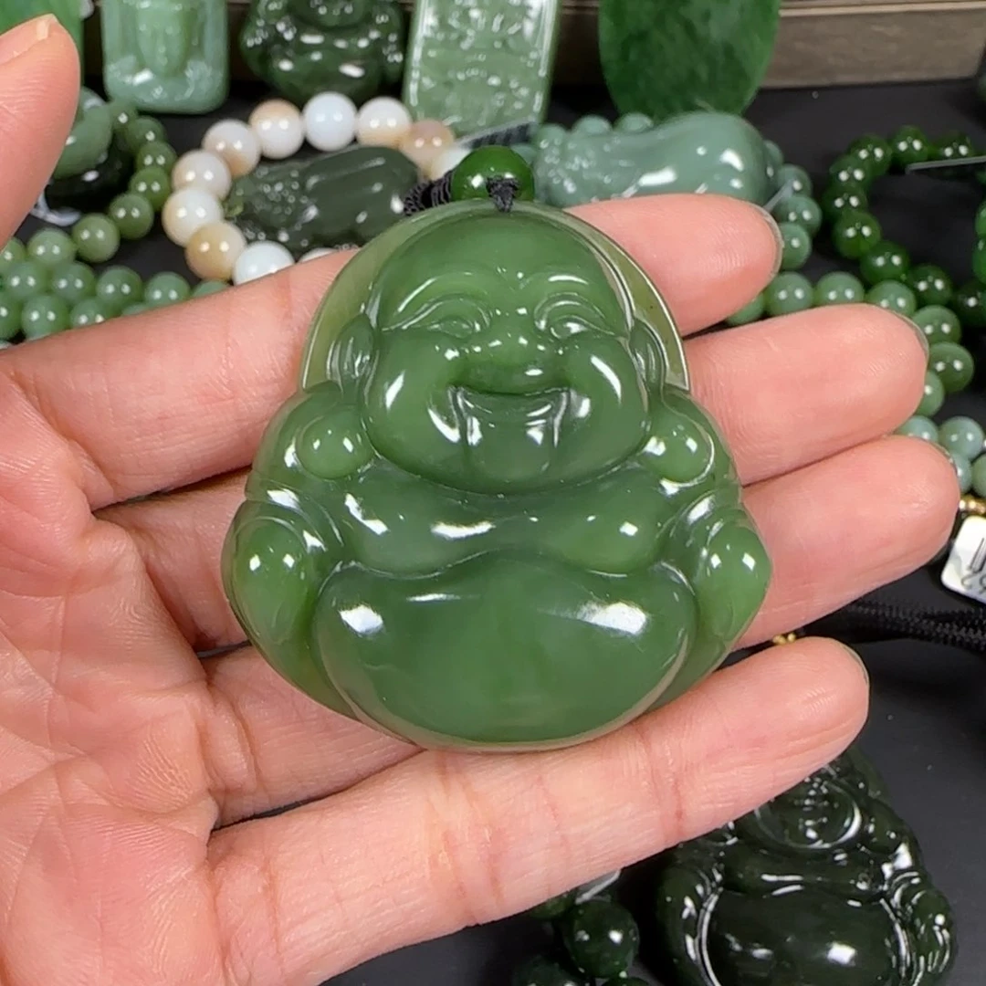 和田玉未镶嵌珠宝奇石吊坠