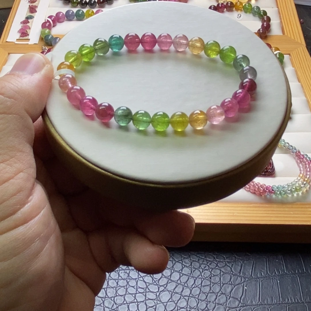 未镶嵌碧玺碧玺手链