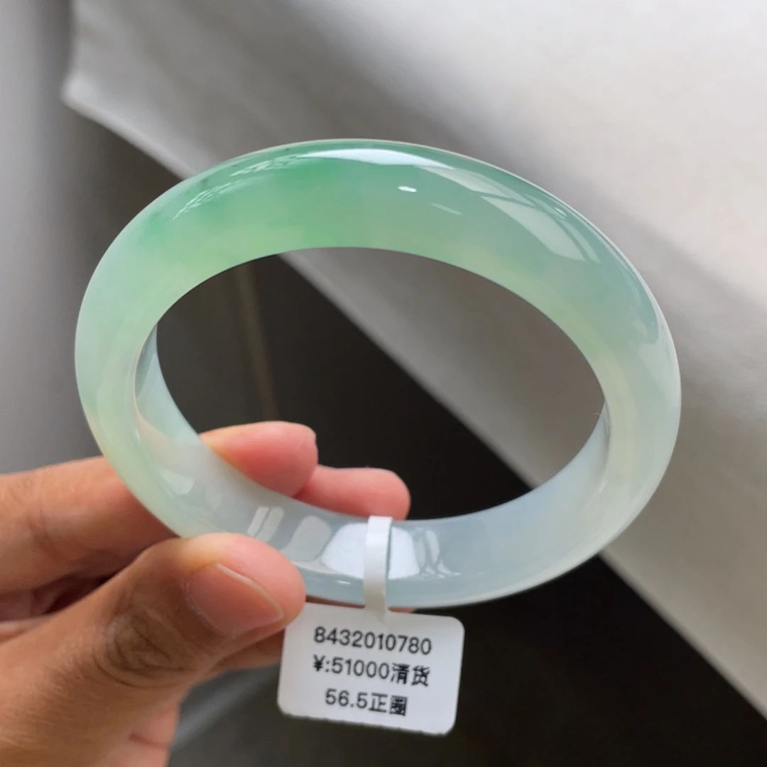 未镶嵌手镯翡翠回流/冰绿手镯（强推大漏）