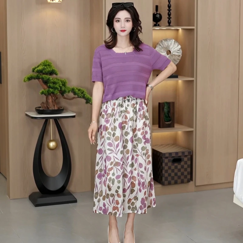 夏季女装套装小众炸街高级感品质休闲女士时尚两件套流行潮牌新款