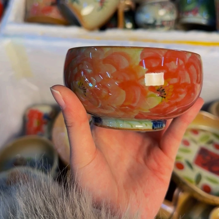 瓷片景德镇陶瓷手工手绘