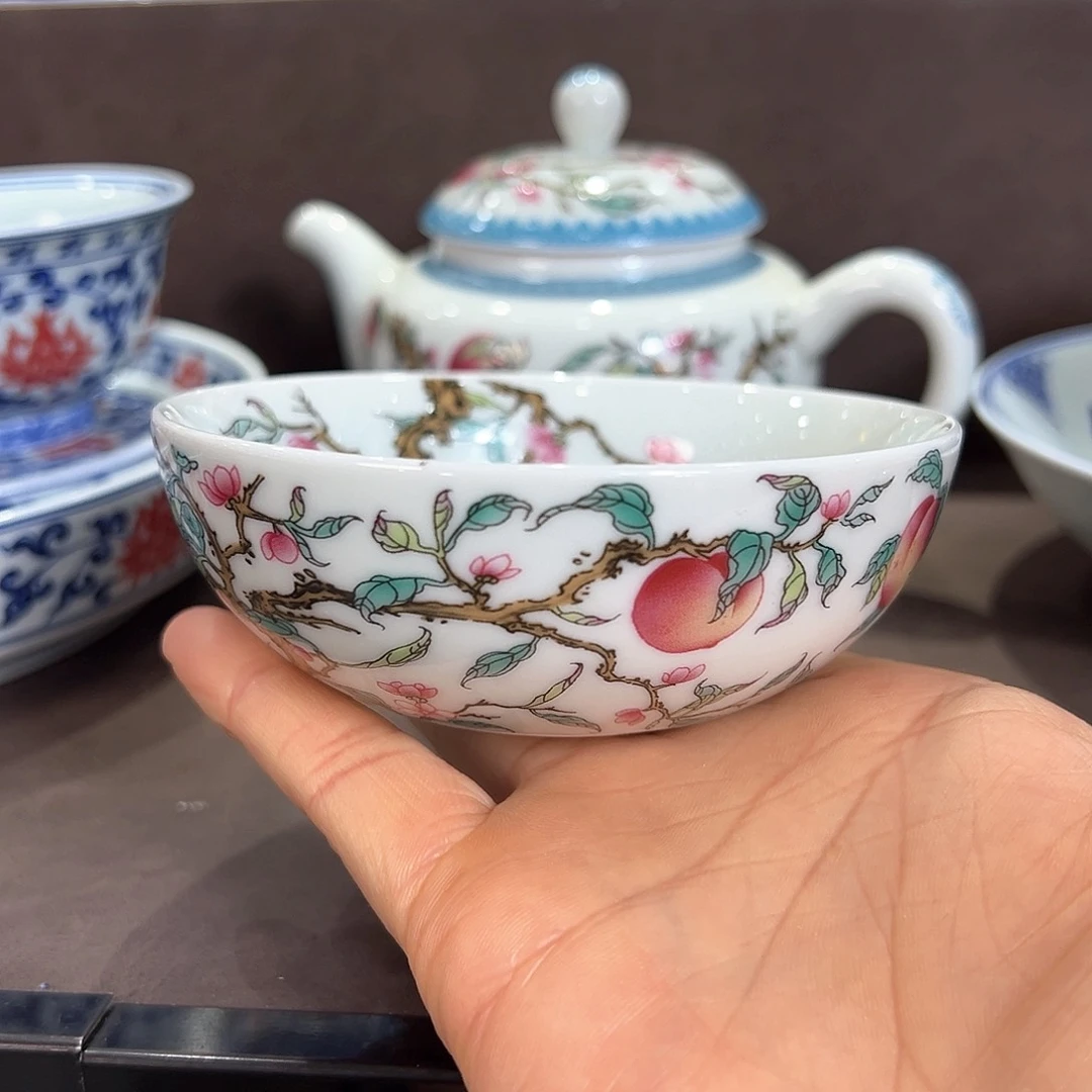 盖碗全场七景德镇景德镇景德镇窑陶瓷