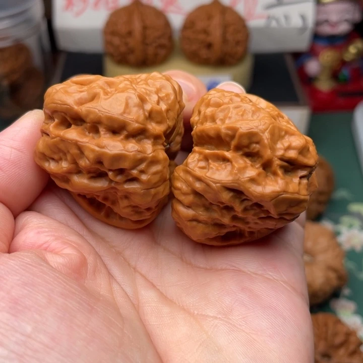 【闪购商品】把件文玩核桃39三角蛙