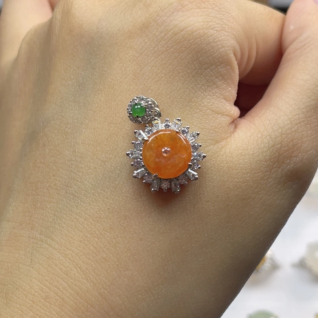 翡翠银S925镶嵌手链