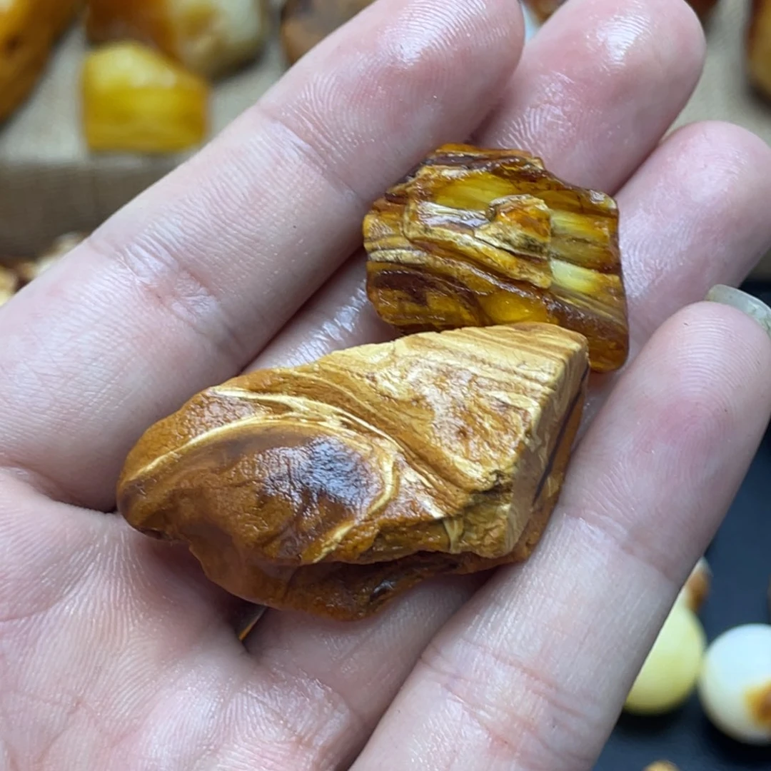 定制琥珀未镶嵌承*堂定制