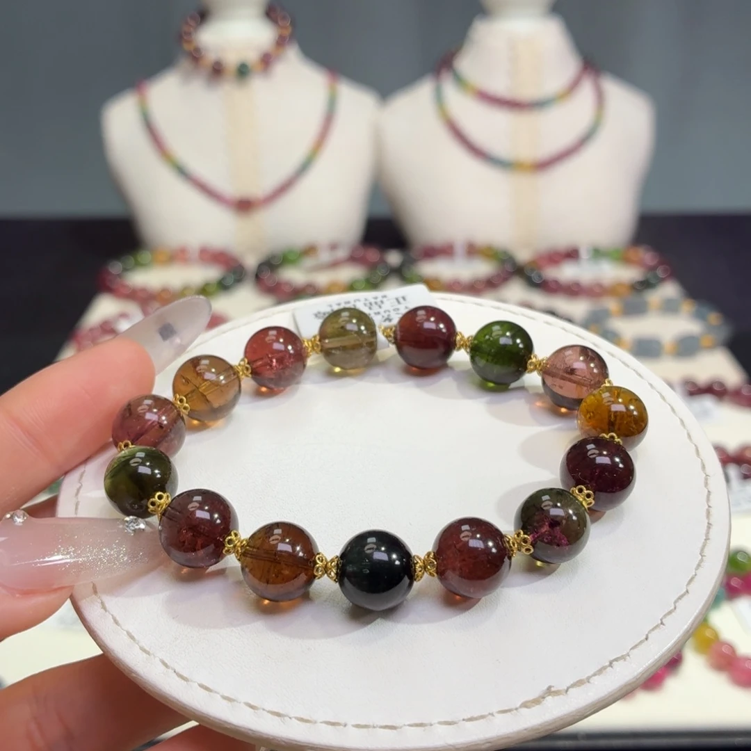 未镶嵌碧玺手链天然碧玺