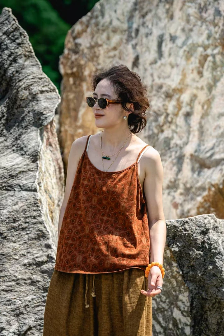 原沐分享 疯子张 08523 针织吊带