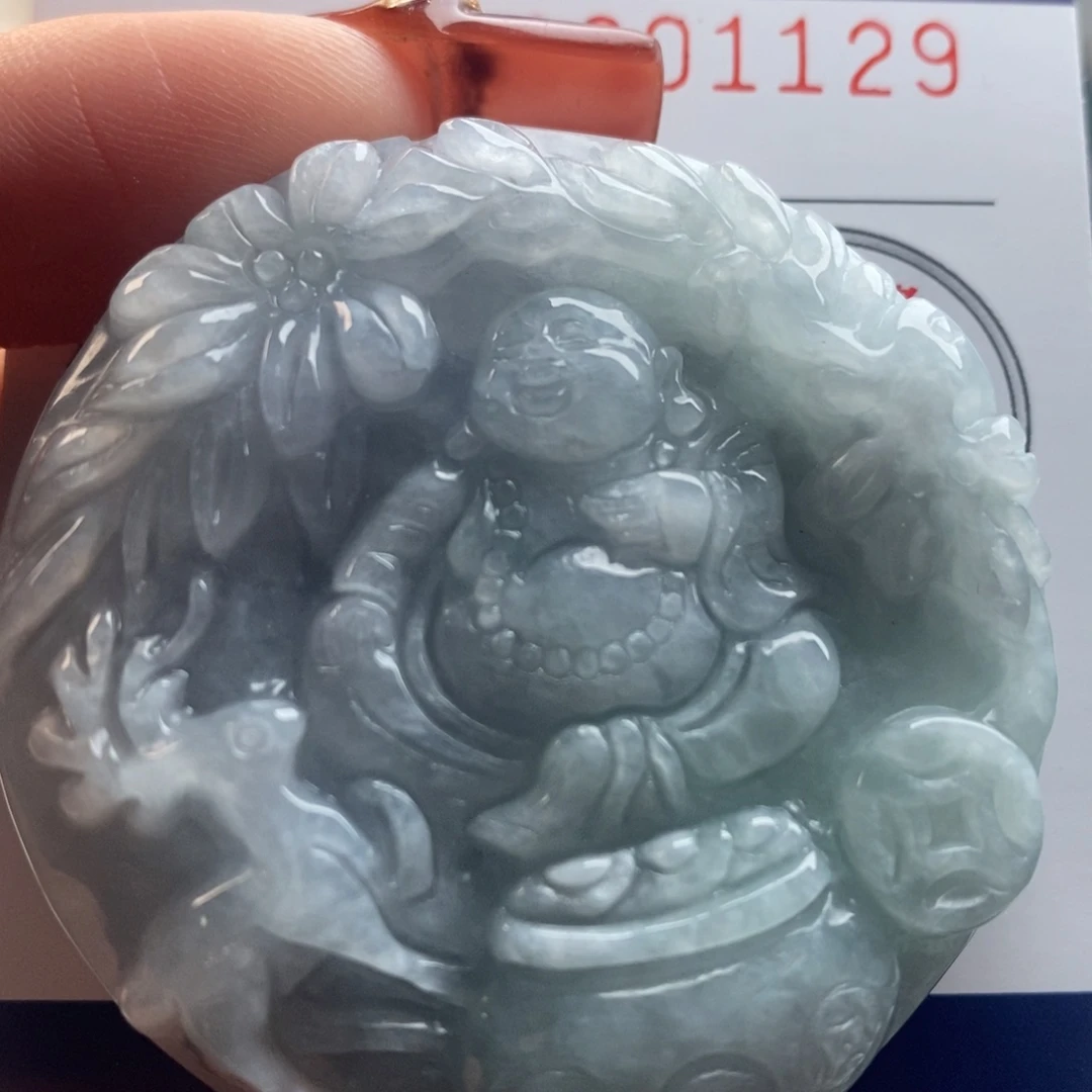 翡翠吊坠(不含链)未镶嵌竞****惯