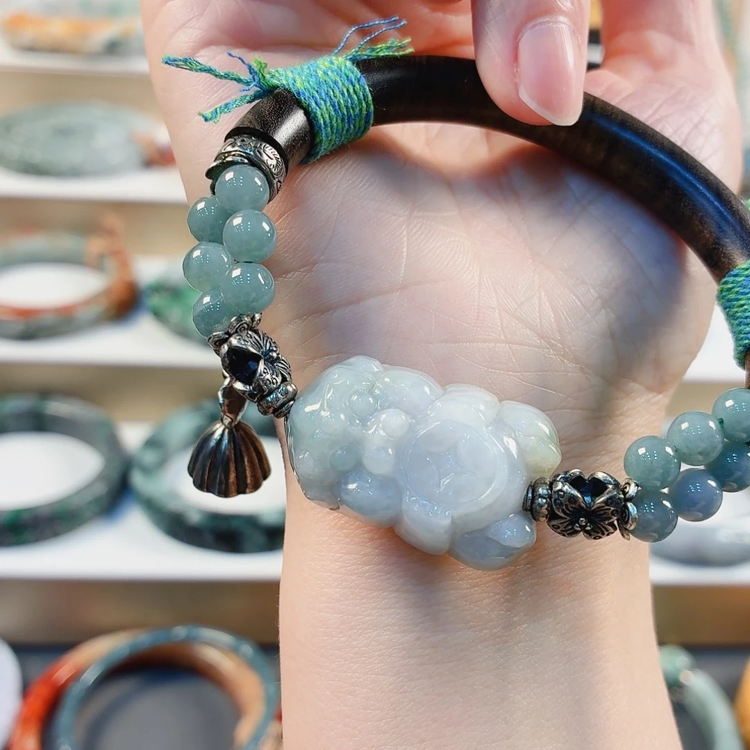 翡翠未镶嵌手链手串