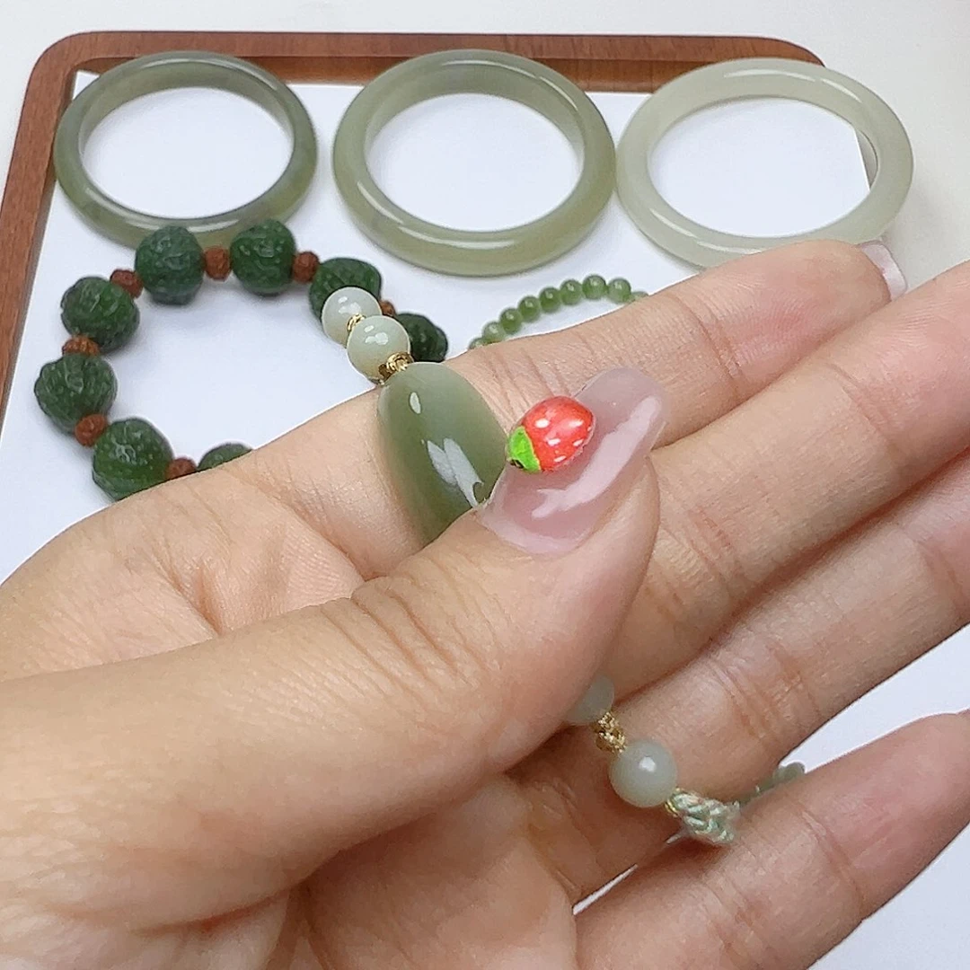 手绳未镶嵌和田玉好**见