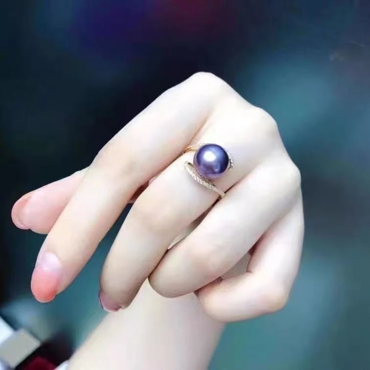【绍兴龙华】紫色时尚温柔戒指S9116