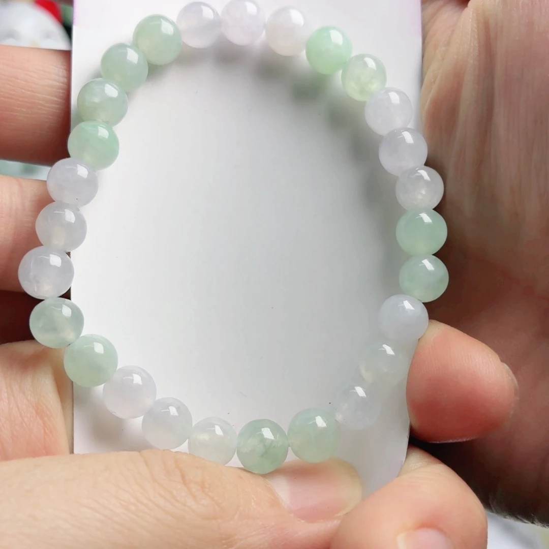 翡翠未镶嵌手链珠串