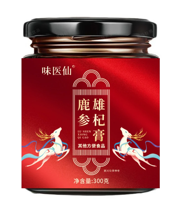 吉林鹿乡梅花鹿鹿参雄杞膏支持试吃