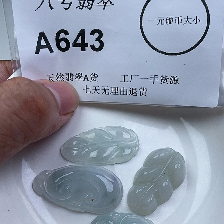 翡翠未镶嵌颈饰aa