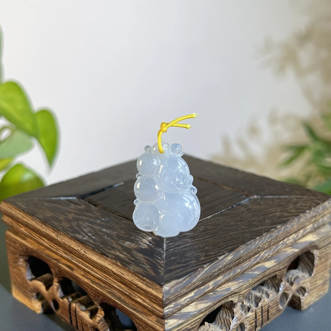 JTA26-26 天然翡翠缅甸A货 灵猴献瑞