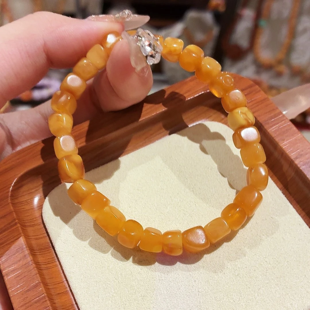 蜜蜡未镶嵌手链手串