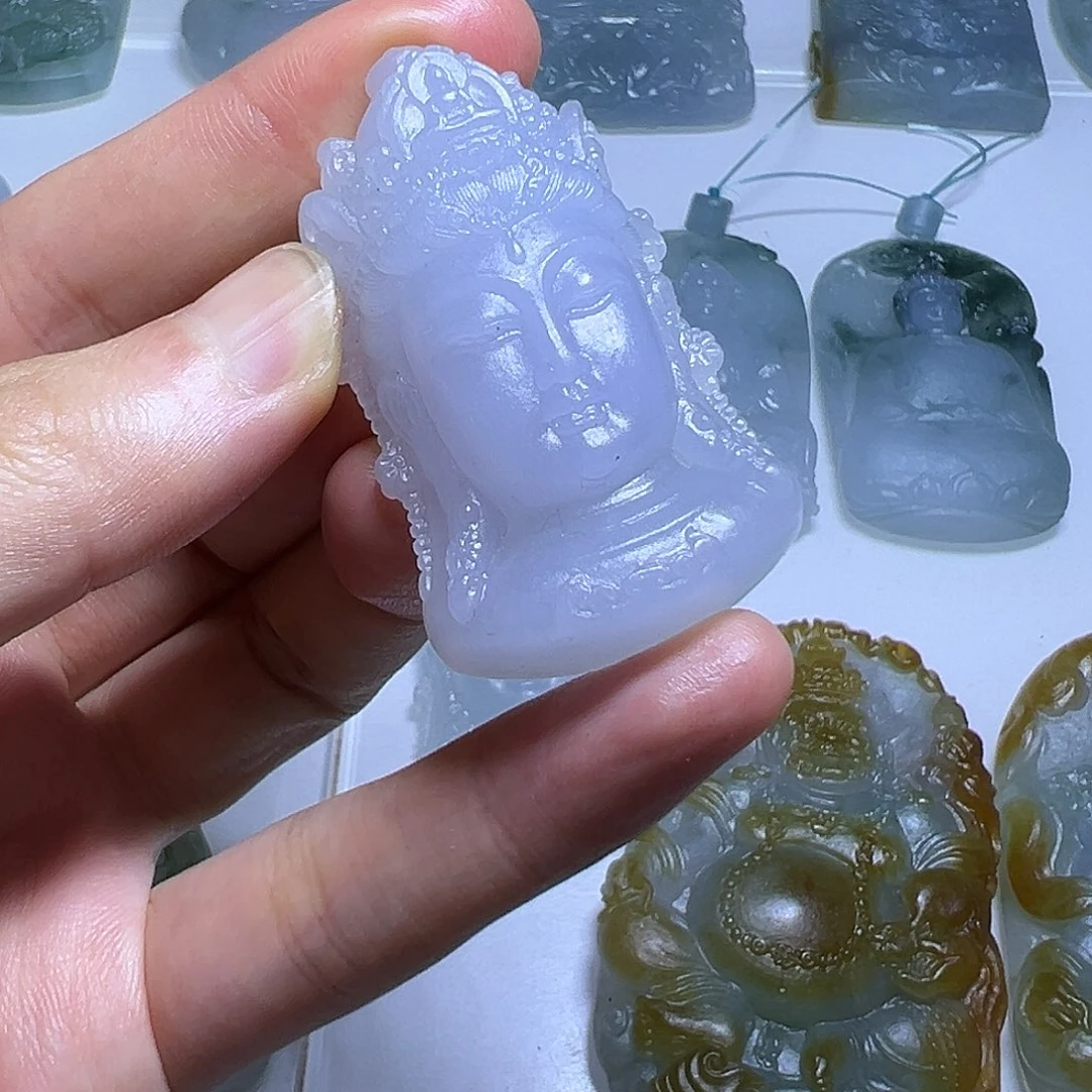 定制翡翠未镶嵌挂件