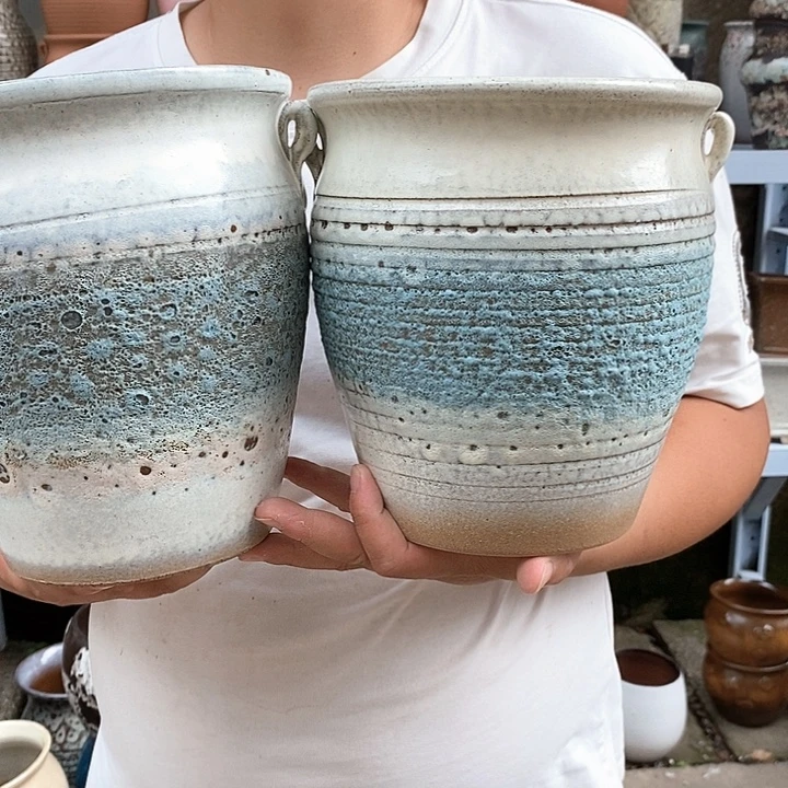 紫砂花盆口18高22福利