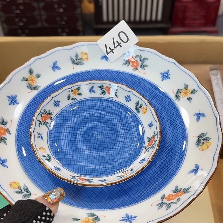 瓷片很好看的盘子套装