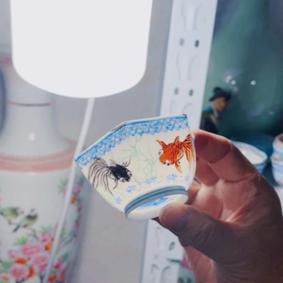 【闪购商品】紫砂茶盘木*楊小薄胎碗1个